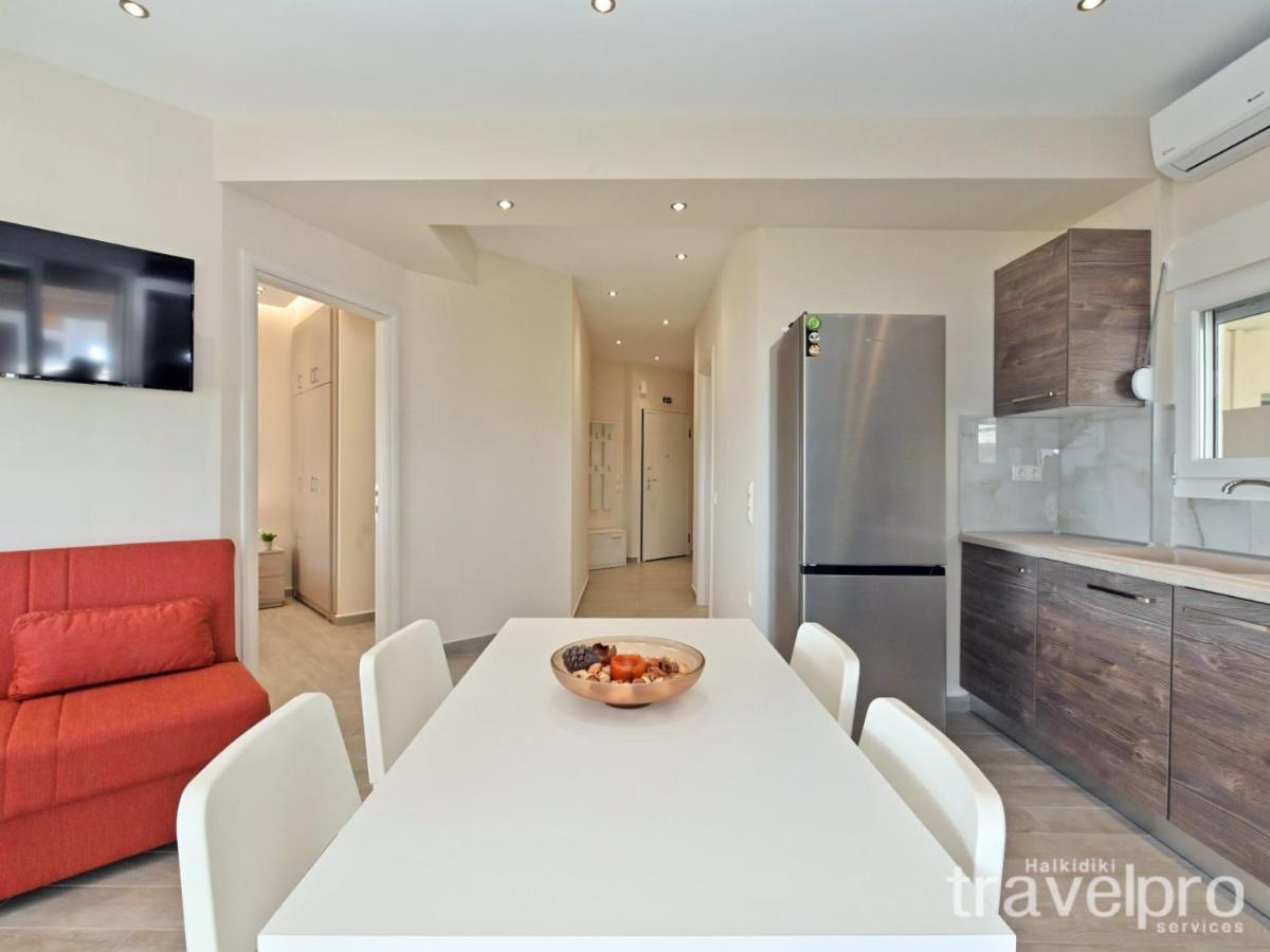 Sabbia Apartments Seafront By Rentalspro Services - Nea Moudania Halkidiki ภายนอก รูปภาพ